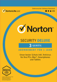 NortonLifeLock Norton Security Deluxe 2018 (3 Devices) (1 Year) (FR) (ESD)