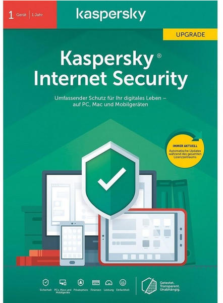 Kaspersky Internet Security 2020 Upgrade (1 Gerät) (1 Jahr) (Box)