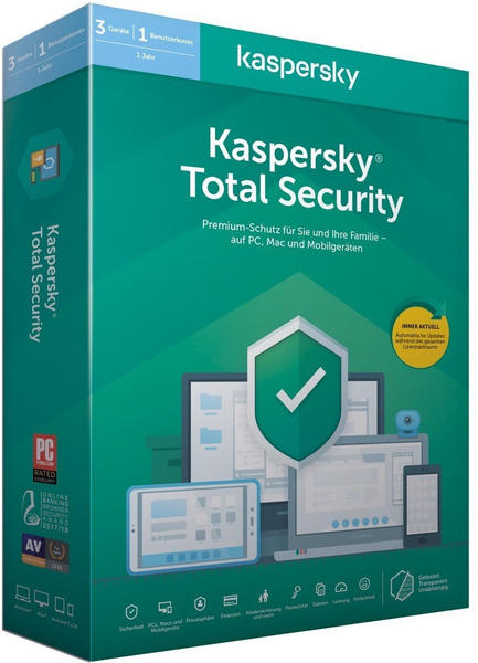 Kaspersky Total Security 2020 (3 Geräte) (1 Jahr) (Box)