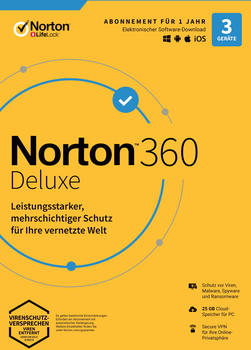 NortonLifeLock Norton 360 2020 Deluxe (5 Geräte) (1 Jahr) (Download)