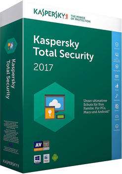Kaspersky Total Security Multi Device 2017 (3 Geräte) (1 Jahr) (DE) (Box)