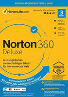 Norton 21394547, NortonLifeLock Norton 360 Deluxe, 3 User, 1 Jahr, ESD (deutsch)