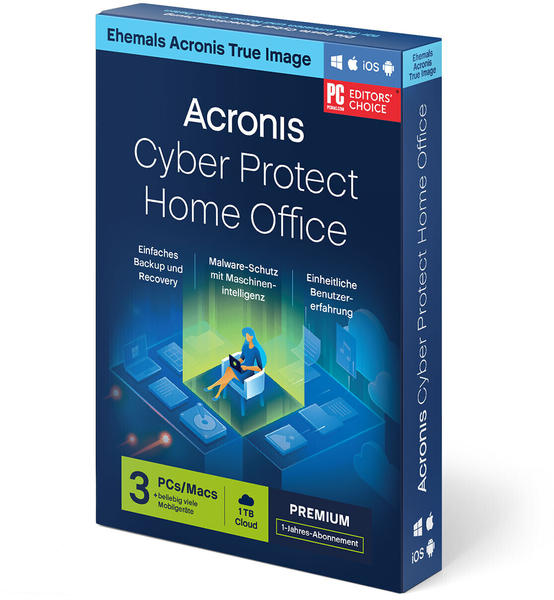 Acronis Cyber Protect Home Office Premium (3 Geräte) (1 Jahr)