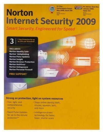 NORTON Internet Security 2009 3 PCs - englisch