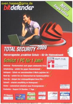 Bitdefender Total Security 2009 (Multi) (Win)