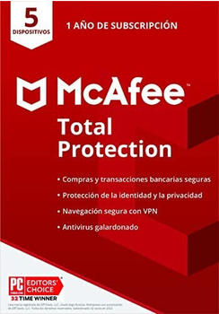 McAfee Total Protection 2022 (5 Geräte) (1 Jahr)