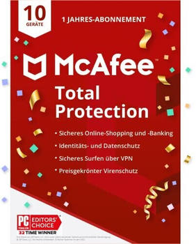McAfee Total Protection 2022 (10 Geräte) (1 Jahr)