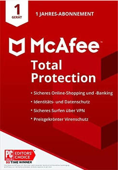 McAfee Total Protection 2022 (1 Gerät) (1 Jahr)