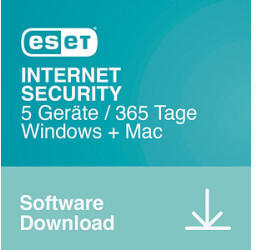 ESET Internet Security 2022 (5 Geräte) (1 Jahr)