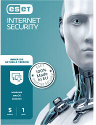 ESET Internet Security 2021 (5 Geräte) (1 Jahr)