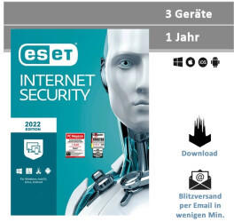 ESET Internet Security 2021 (3 Geräte) (1 Jahr)