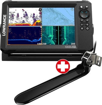 Lowrance Eagle 9 Echolot mit Tripleshot HD Geber