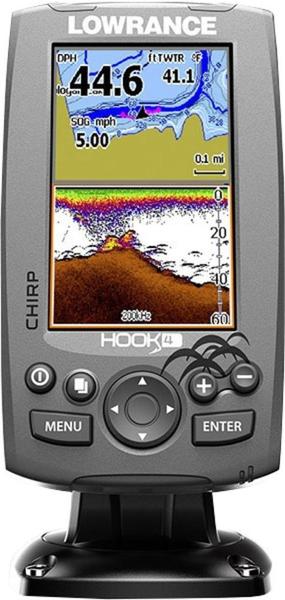 Lowrance Hook-4 Mid / High / Down Scan