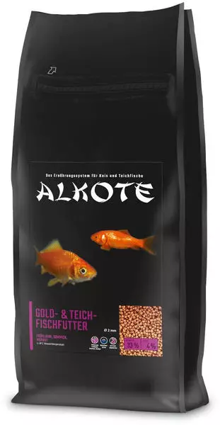 ALKOTE Gold- und Teichfischfutter 2mm 9kg
