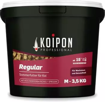 Koipon Regular Gr. M Koi-Sommerfutter 3,5 kg