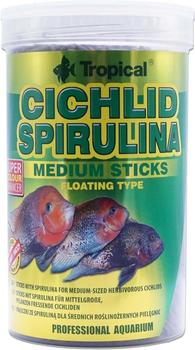 Tropical Cichlid Spirulina Medium Sticks 1L