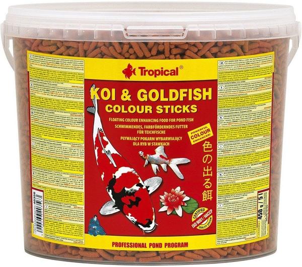 Tropical Koi & Goldfish Colour Sticks Eimer 5L 450g