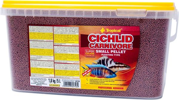 Tropical Cichlid Carnivore Small Pellet 5L