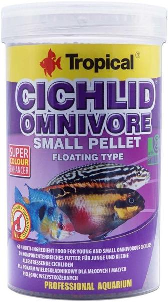 Tropical Cichlid Omnivore Small Pellet 1L