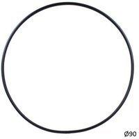 Hoopomania Faltbarer Hula Hoop Rohling 90 cm PE-25 mm schwarz