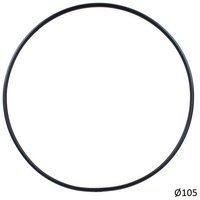 Hoopomania Faltbarer Hula Hoop Rohling 105 cm PE-25 mm schwarz