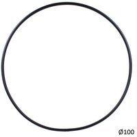 Hoopomania Faltbarer Hula Hoop Rohling 100 cm PE-25 mm schwarz