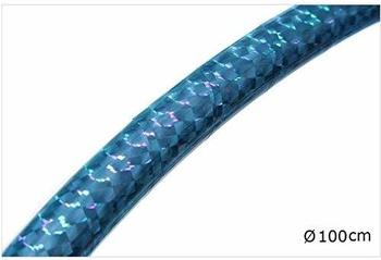Hoopomania Hula Hoop Reifen Hologramm 90 cm türkis