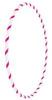 HOOPOMANIA Hula Hoop Rohling 16mm [80cm - rosa] – Hula Hoop Ring aus HDPE und
