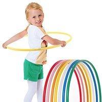 Hoopomania Kinder Hula Hoop Reifen, einfarbig, Ø 75cm