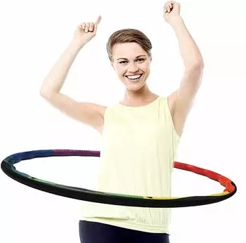 Powerhoop Deluxe Hula-Hoop-Reifen mit Gewicht 1,9 kg