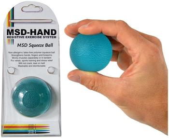 MSD Handtrainer Squeeze Ball 50 mm stark blau (02-030105)