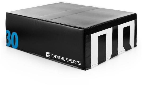 capital sports Rookso Soft Jump Box Plyo Box 90x30x75 cm schwarz
