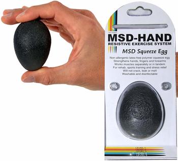 MSD Squeeze Egg Handtrainer extra stark, schwarz 1 Stück