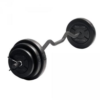 Iron Gym 23 Kg Curl All In One Bar Set