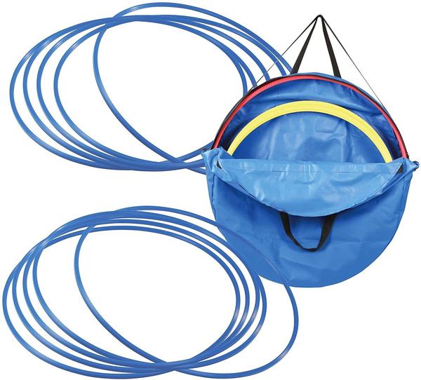 Sport-Thieme Gymnastikreifen Set 70 cm inkl. Aufbewahrungstasche blau (1253708)