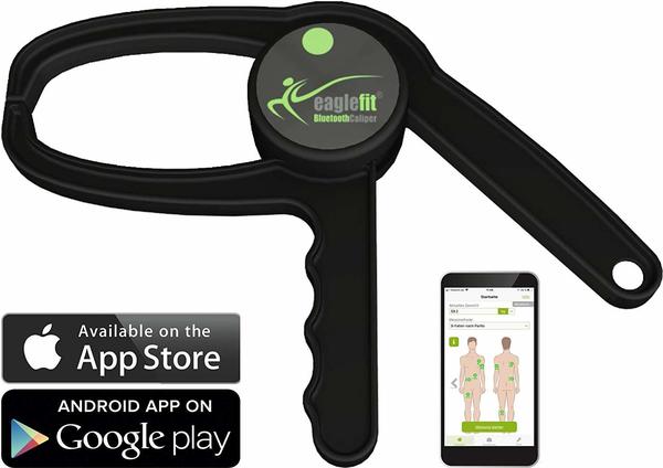 eaglefit Bluetooth Caliper Körperfett-Messgerät