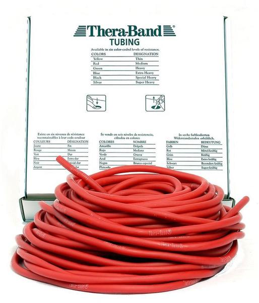 Thera Band Tubing 30,50 m rot / mittel