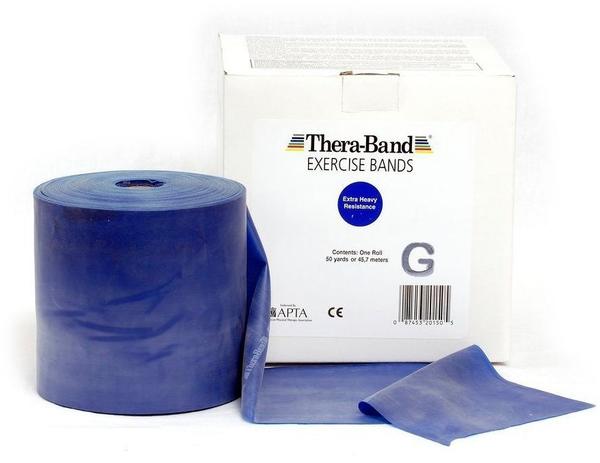 Thera Band Übungsband 45,5 m blau / extra stark