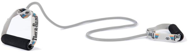 Thera Band Bodytrainer Tubing (21726: silber, super stark, Sch.griffe)