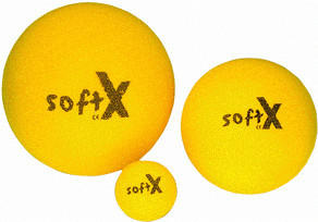 softX Schaumstoff-Ball 9 cm ohne Haut