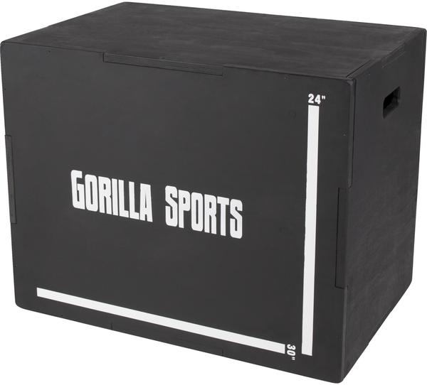 Gorilla Sports Plyobox in Schwarz