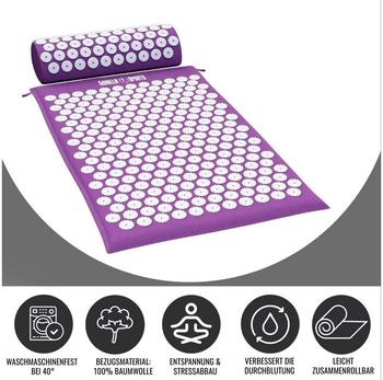 Gorilla Sports GORILLA SPORTS® Akupressurmatte Farbe Lila