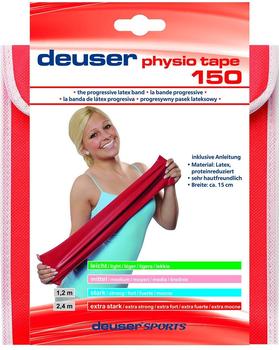 Deuser Physio Tape 2, 40 m rosa, Länge 2,40m, Breite 15cm