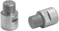 "ergotec 06019001 Pedalachsverl&auml;ngerung Edelstahl, f&uuml;r 9/16", silber (1 Paar)"
