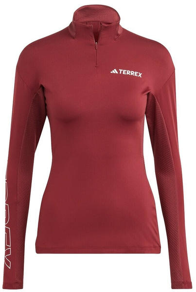 Adidas Terrex Xperior Tee-Shirt Long Sleeve (HZ6254) shadow red