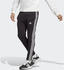 Adidas Man Essentials Single Jersey Tapered Open Hem 3-Stripes Pants black/white Jersey (IC0044)
