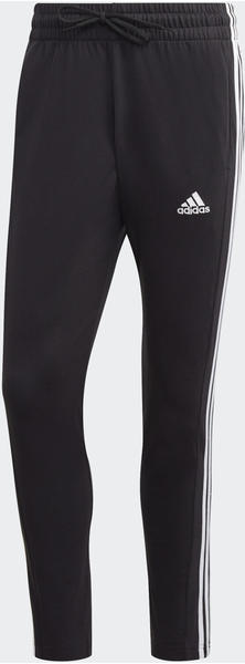 Adidas Man Essentials Single Jersey Tapered Open Hem 3-Stripes Pants black/white Jersey (IC0044)
