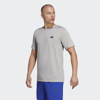 Adidas Man Train Essentials Comfort Training T-Shirt medium grey heather /white/black (IC7424)