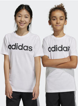 Adidas Kids Essentials Linear Logo Cotton T-Shirt white/black (IC9969)