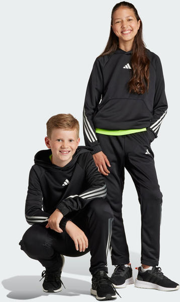 Adidas Kids Train Icons AEROREADY 3-Stripes Knit Pants black/grey Four/white (IJ6413)